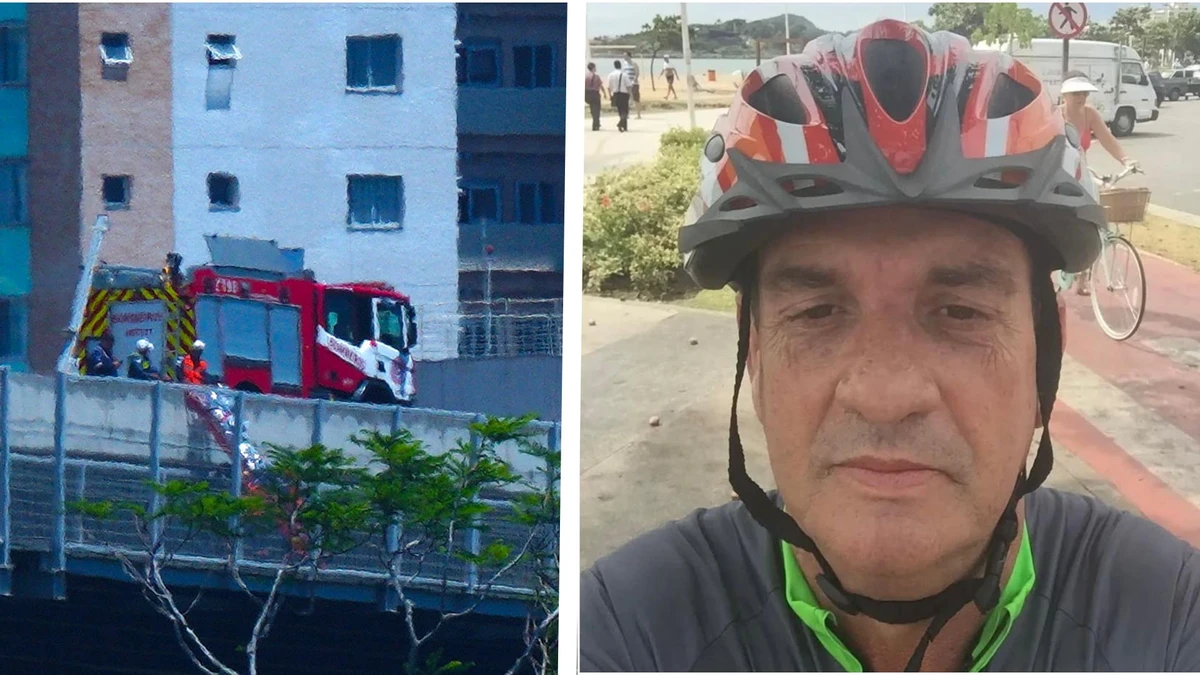 José Antônio Dallapicola Tardin, motociclista que morreu após ser projetado para fora da Terceira Ponte