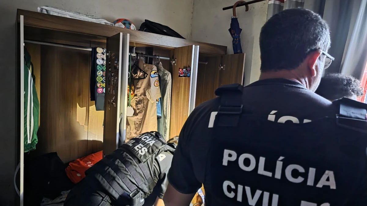 Operação ’Desconectado’ apreende adolescente suspeito de integrar organização criminosa digital por Divulgação | Polícia Civil