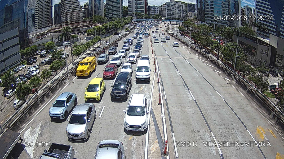Trânsito na Terceira Ponte devido a acidente fatal