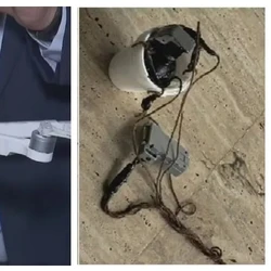 A granada era forte o suficiente para destruir a casa do empresário e atingir os vizinhos