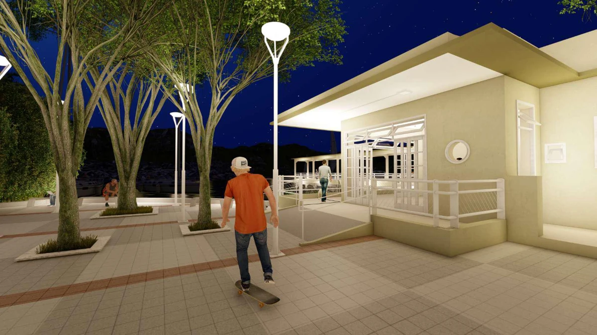 Projeto de reforma do Cais do Hidroavião em Vitória por Prefeitura de Vitória