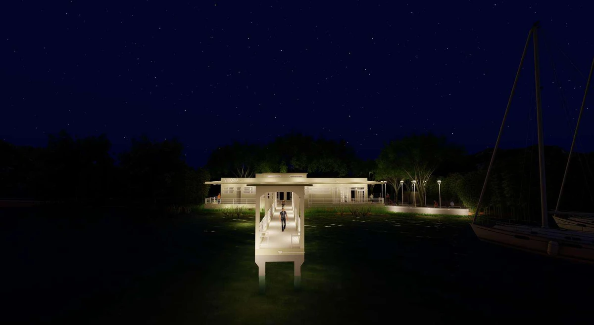 Projeto de reforma do Cais do Hidroavião em Vitória por Prefeitura de Vitória