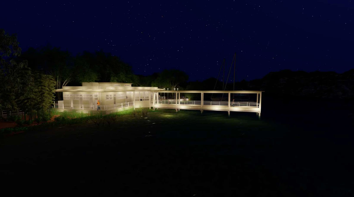 Projeto de reforma do Cais do Hidroavião em Vitória por Prefeitura de Vitória