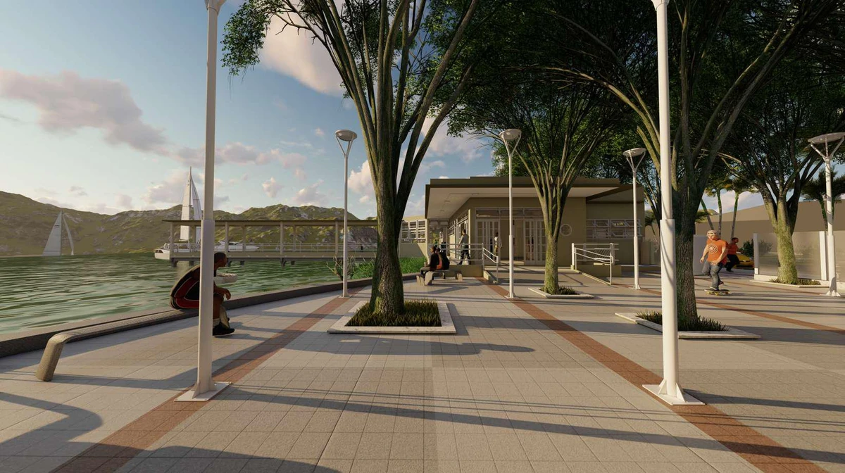 Projeto de reforma do Cais do Hidroavião em Vitória por Prefeitura de Vitória