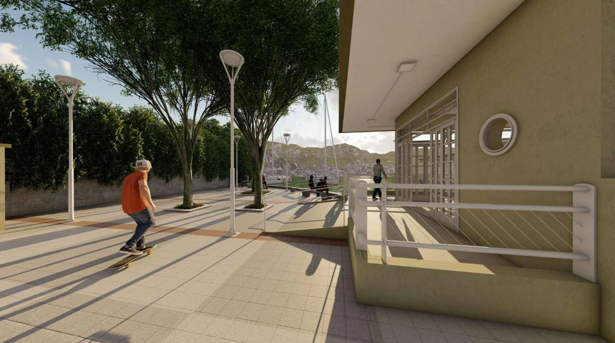 Projeto de reforma do Cais do Hidroavião em Vitória por Prefeitura de Vitória