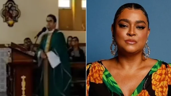 O padre Danilo César, denunciado por intolerância religiosa por conta de uma fala sobre Preta Gil durante uma missa transmitida online