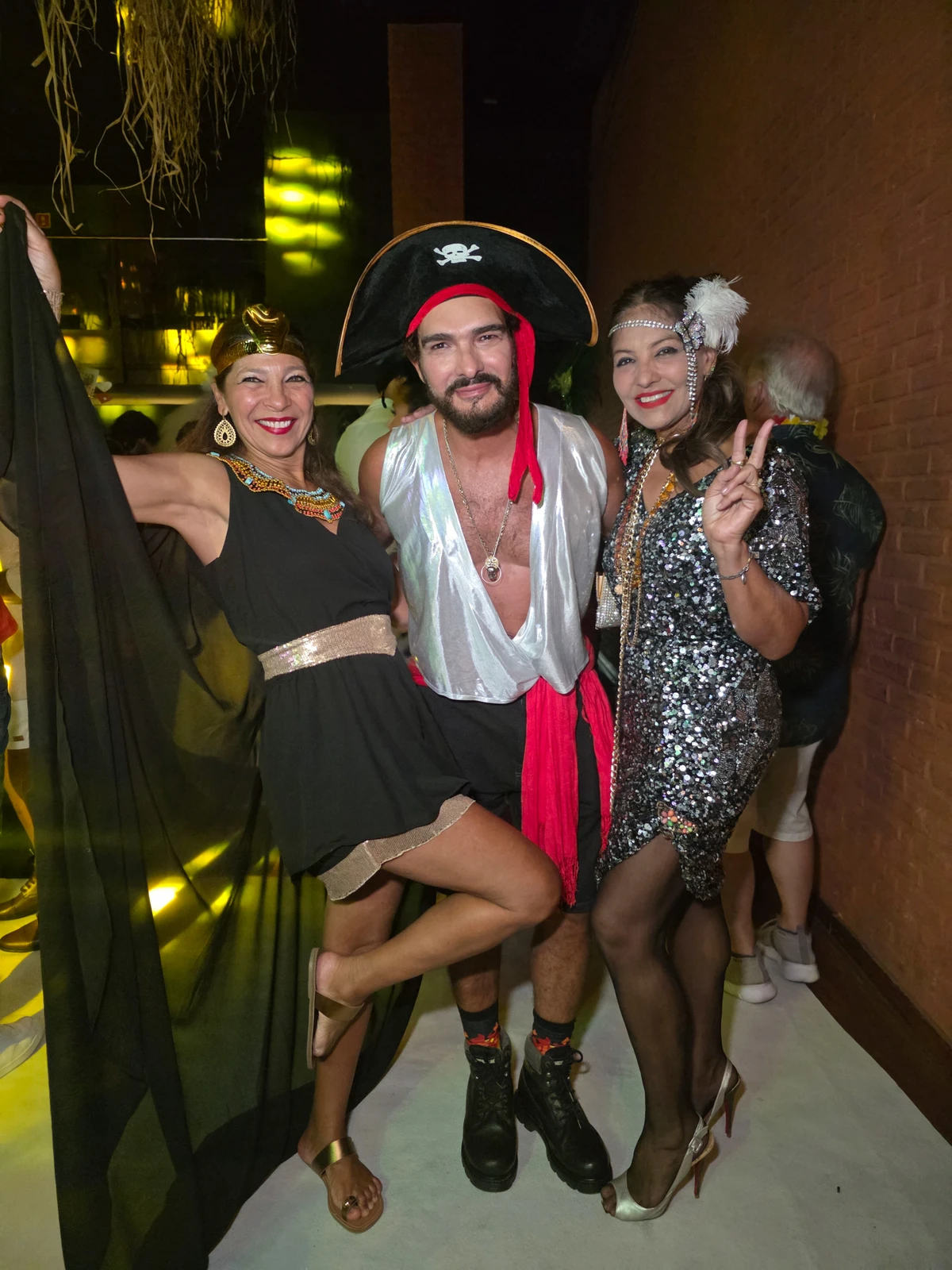 Renata Rosa, André Poubel e Bernadete Bragatto