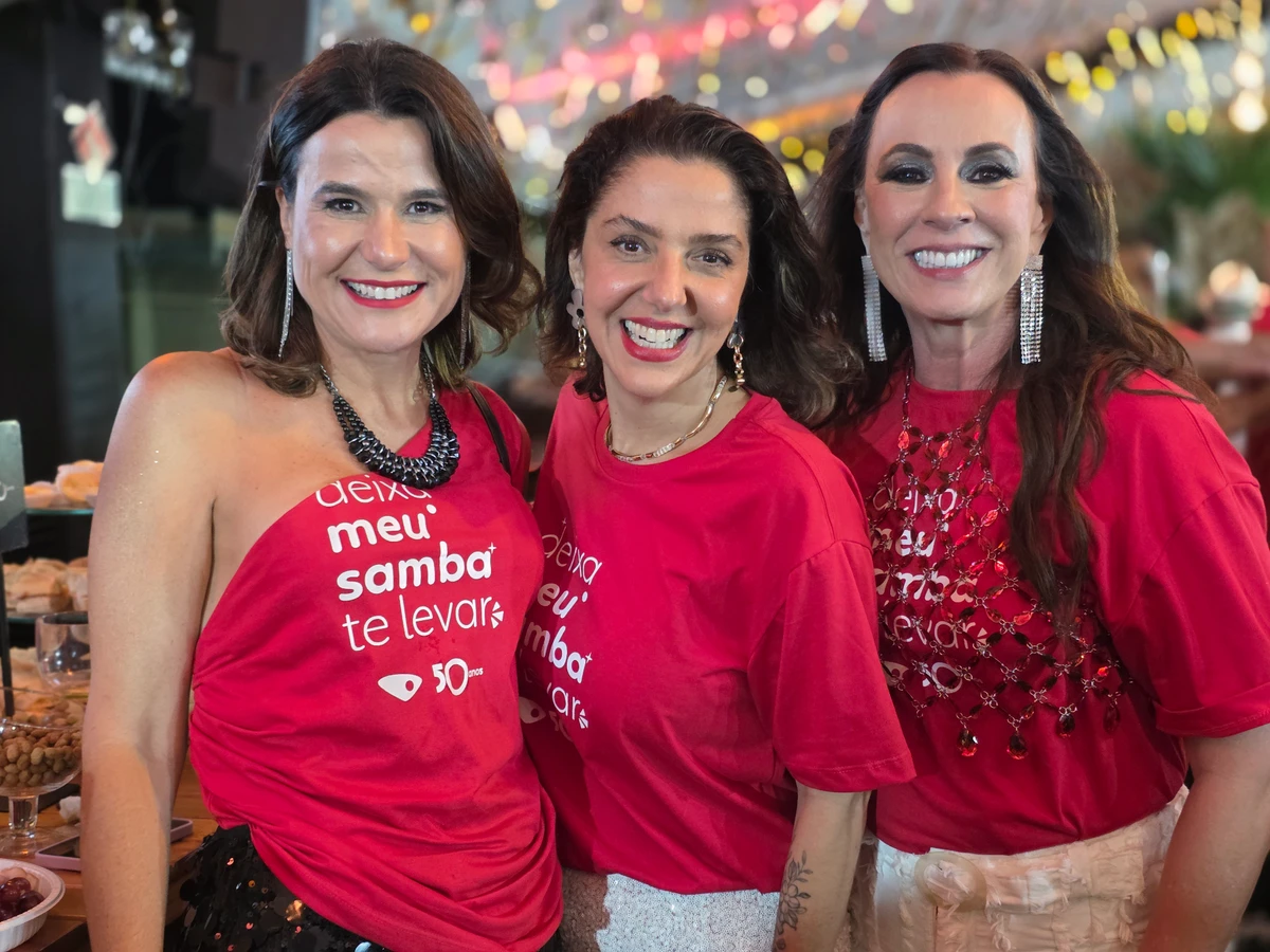 Simone Garcia, Mariana Perini e Luciana Almeida