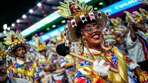 Desfile da escoa de Samba Independente de Boa Vista no Sambão do Povo