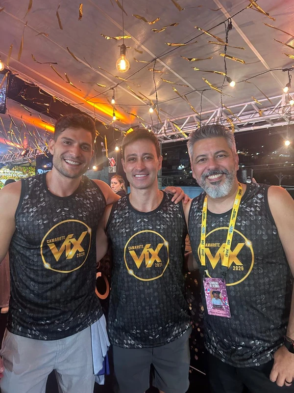 André Martinelli, Gabriel Moura e Bruno Araujo