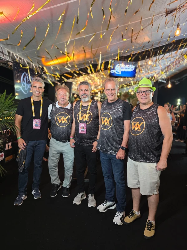 Bruno Passoni, Guerino Balestestrassi, Bruno Araújo, Marcello Moraes e Cleuber Melotti 