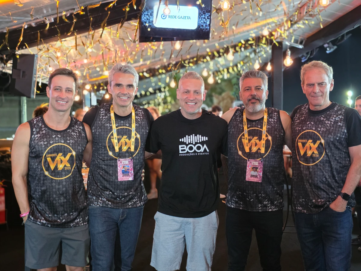 Gabriel Moura, Bruno Passoni, Mateus Carvalho, Bruno Araújo e Marcello Moraes