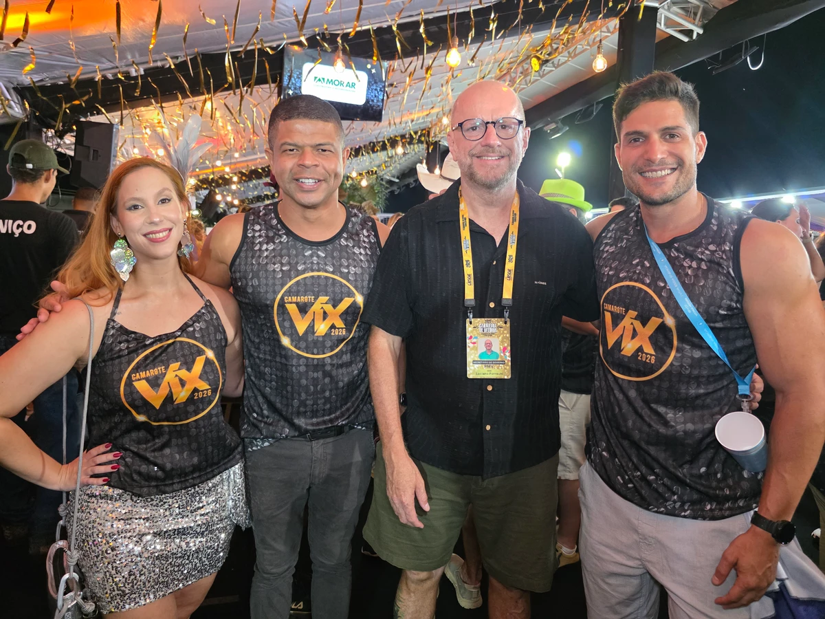 Mila Vieira, Giliard Ferreira, Luciano Forrechi e André Martinelli