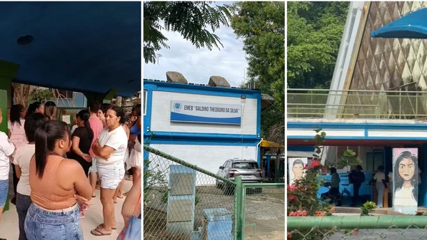 Pais afirmam que alunos têm se sentado no chão e que turmas estariam dividindo a mesma sala; prefeitura diz que novas carteiras chegam até o carnaval