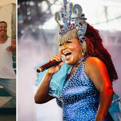 Lilian Lomeu e Andréa Nery puxam trio elétrico em Vitória