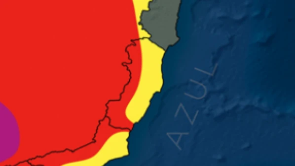Segundo a Climatempo, a Zona de Convergência do Atlântico Sul segue até quarta-feira (11), quando começa a perder força; confira as regiões mais afetadas