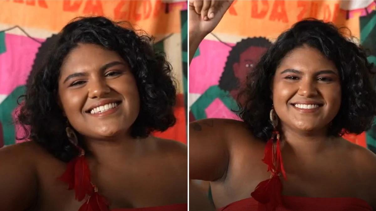 Mestra Gabi, que agora comanda o Afrokizomba junto com Mestre Tião