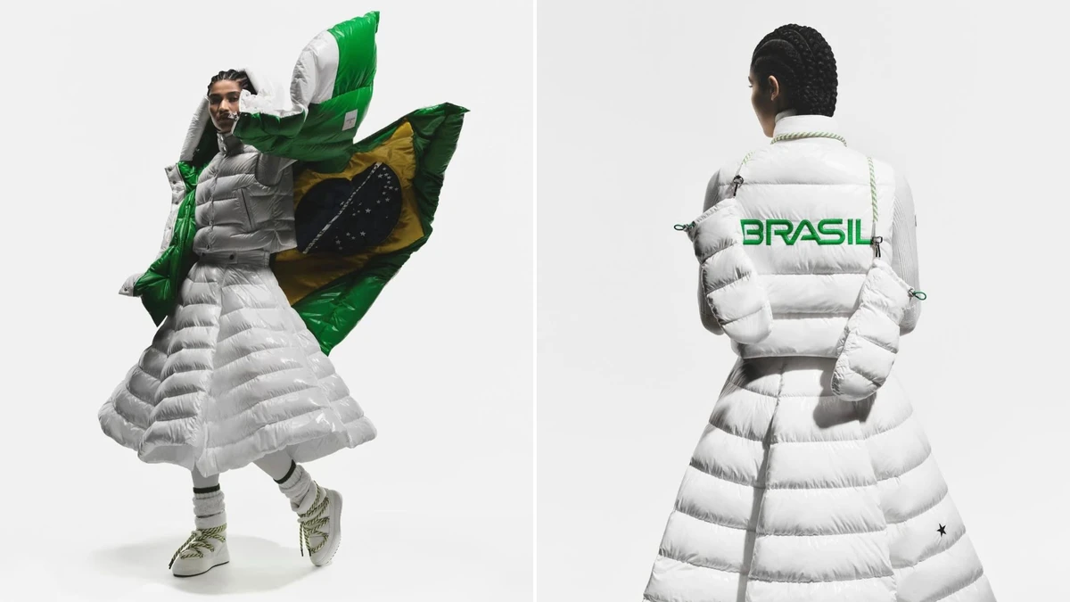 Cachoeirense estampa divulgação dos uniformes do Brasil nas Olimpíadas de Inverno