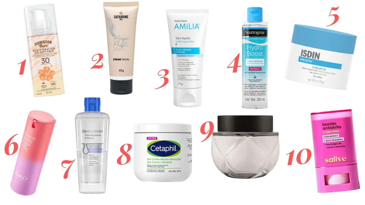 Produtos de beleza para cuidar da pele no carnaval