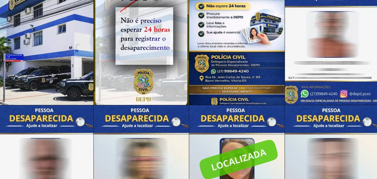 O titular da Delegacia de Pessoas Desaparecidas, Tarcísio Otoni, reforça que é mito e não é necessário aguardar 24 horas para registrar o desaparecimento