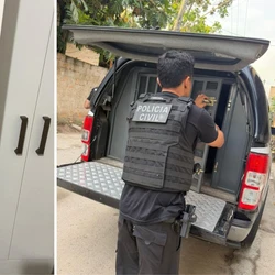 Investigação começou em janeiro deste ano, após material suspeito ser enviado pela Polícia Federal para a Polícia Civil. Prisão ocorreu no bairro Santa Rita