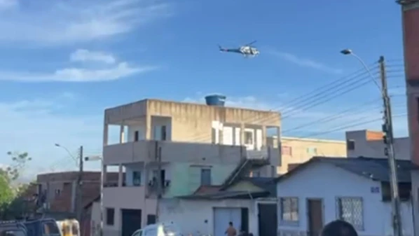 Ação na manhã desta quinta-feira (12) contou com polícias Civil e Militar, Guarda Municipal e apoio aéreo do Notaer
