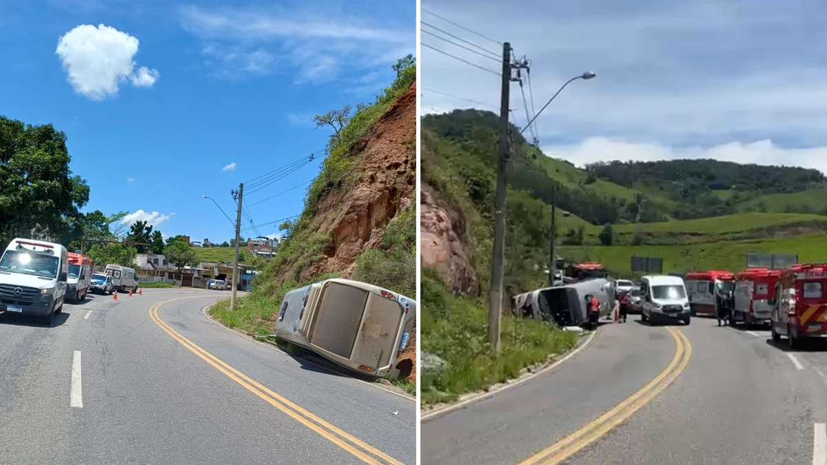 Acidente na BR 482 em Alegre deixa dois feridos 