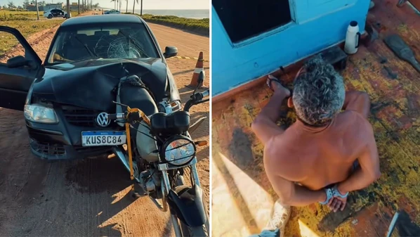 Homem de 42 anos era investigado por feminicídio em Campos dos Goytacazes e foi localizado em uma embarcação pesqueira na praia de Barra do Riacho