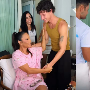 Imagem - Ivete Sangalo encontra Shawn Mendes e Bruna Marquezine antes de desfile no carnaval de Salvador