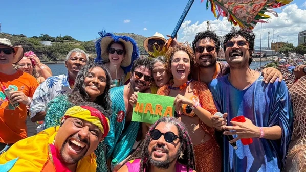 Chá revelação no Regional da Nair, durante o carnaval no Centro de Vitória, emociona foliões