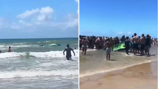 Segundo os Bombeiros, vítima apresentava sinais de afogamento e precisou passar por técnicas de reanimação antes de ser levada ao hospital