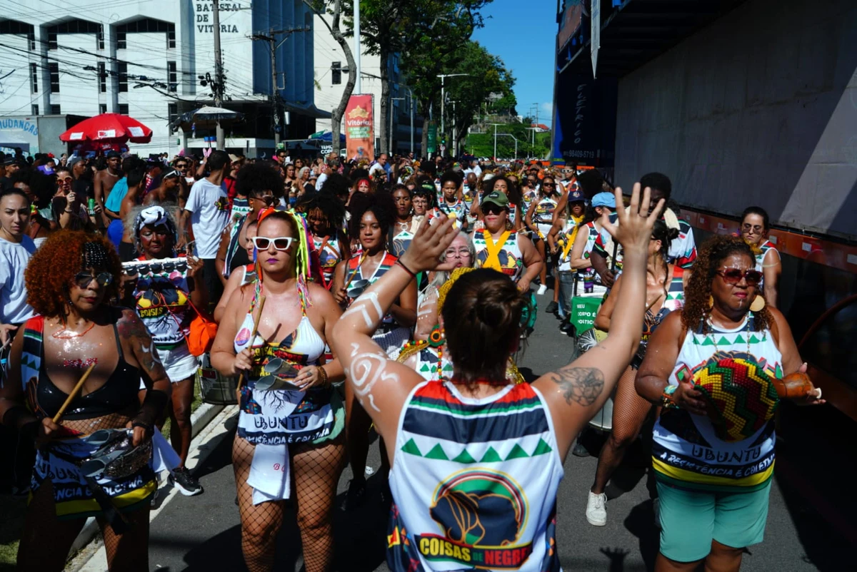 Bloco Coisas de Negres, em Vitória por Fernando Madeira