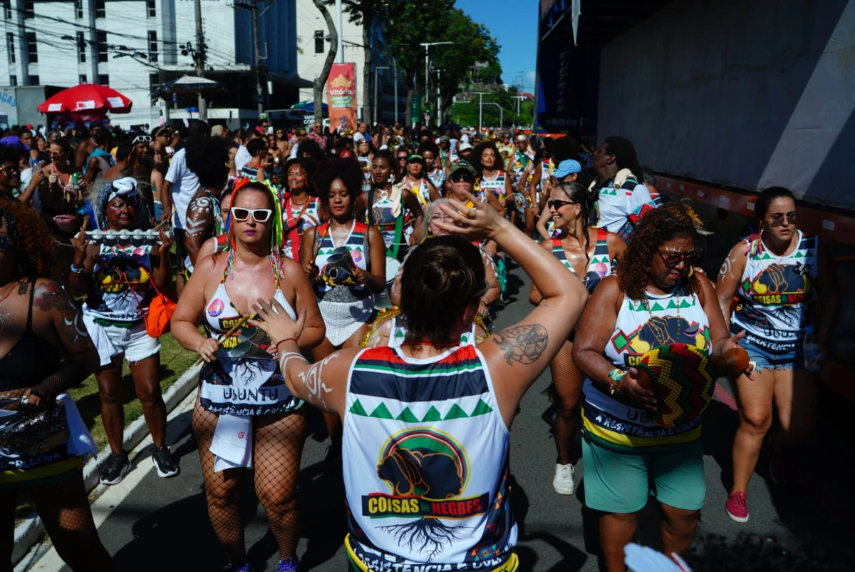 Bloco Coisas de Negres, em Vitória por Fernando Madeira