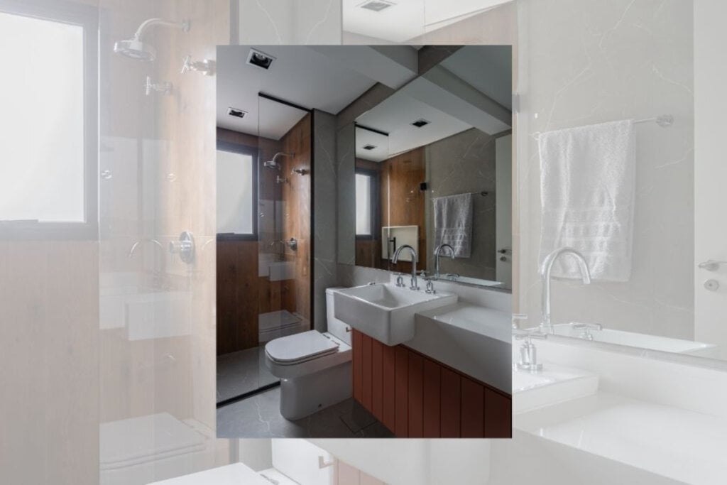 A combinação de diferentes tons e texturas resulta em projetos elegantes e surpreendentes (Projeto: Camila Palladino | Imagem: David Aranha)