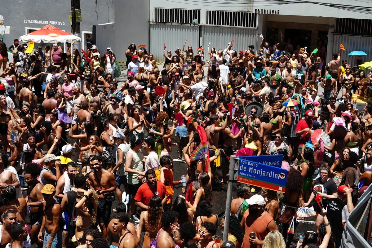 Bloco Amigos da Onça completa 10 anos e leva multidão ao Centro de Vitória por Fernando Madeira