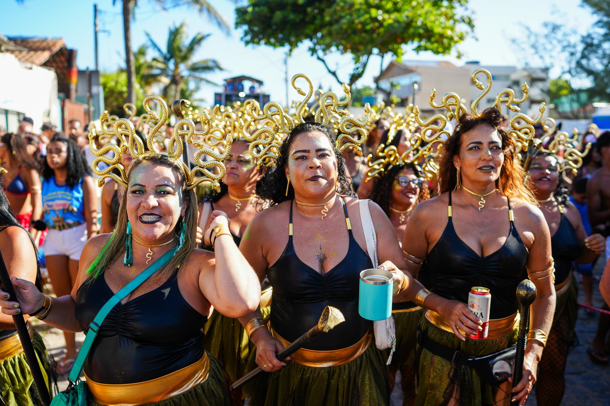 Bloco Surpresa no carnaval da Barra do Jucu por Vitor Jubini