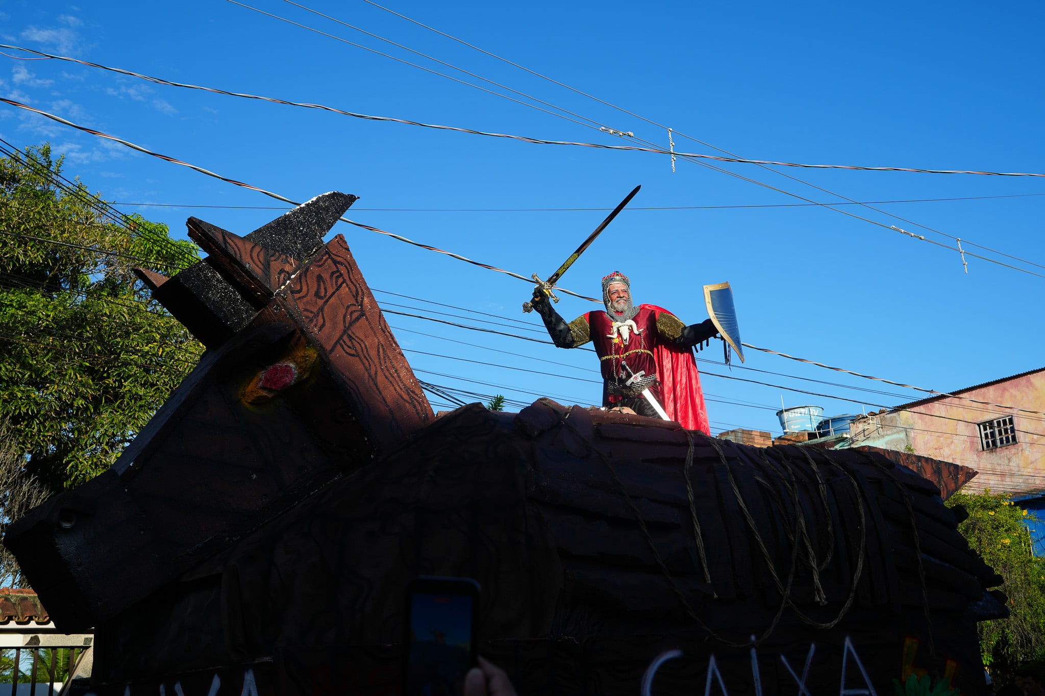 Bloco Surpresa no carnaval da Barra do Jucu por Vitor Jubini
