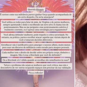 Imagem - Musa da Estácio de Sá diz que processará Luana Piovani após críticas a procedimentos estéticos