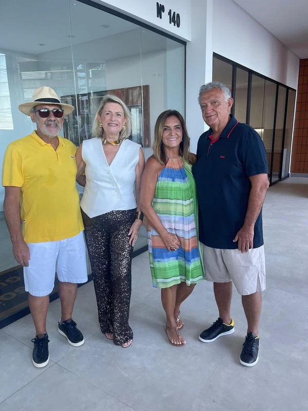 Moysés e Gracinha Nader, Rozane e Rubinho Rasseli