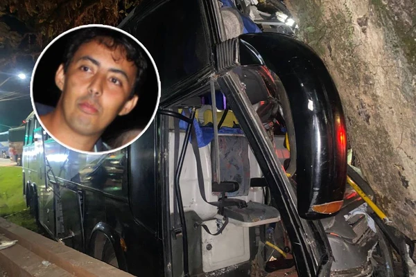O motorista Wesley Brostel, de 42 anos, morreu a caminho do hospital
