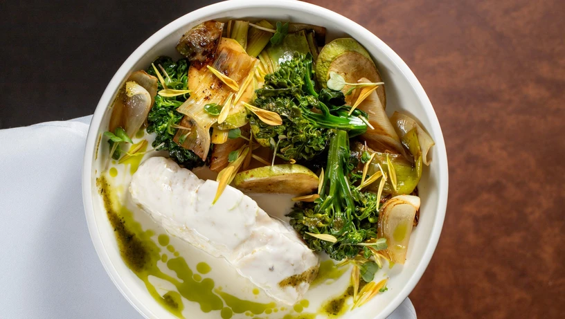 Peixe no vapor do Piu Restaurante, em Vitória