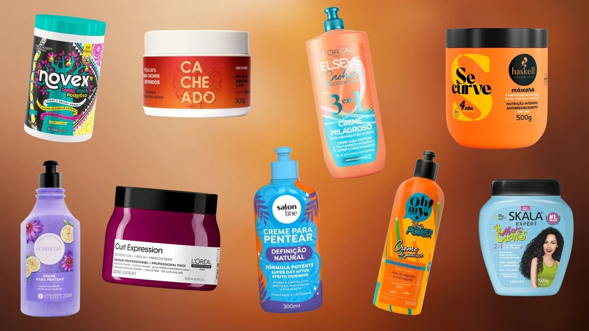 A máscara de tratamento é uma necessidade básica de reposição. Já o creme de pentear é o responsável por manter tudo o que você fez no banho dentro do fio por mais tempo