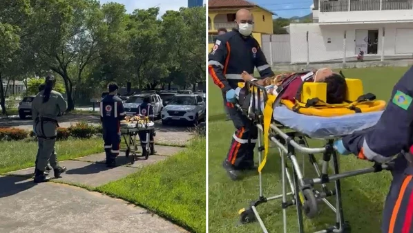 O menino foi socorrido pela equipe aeromédica do Notaer; caso aconteceu em Venda Nova do Imigrante nesta sexta-feira (20)