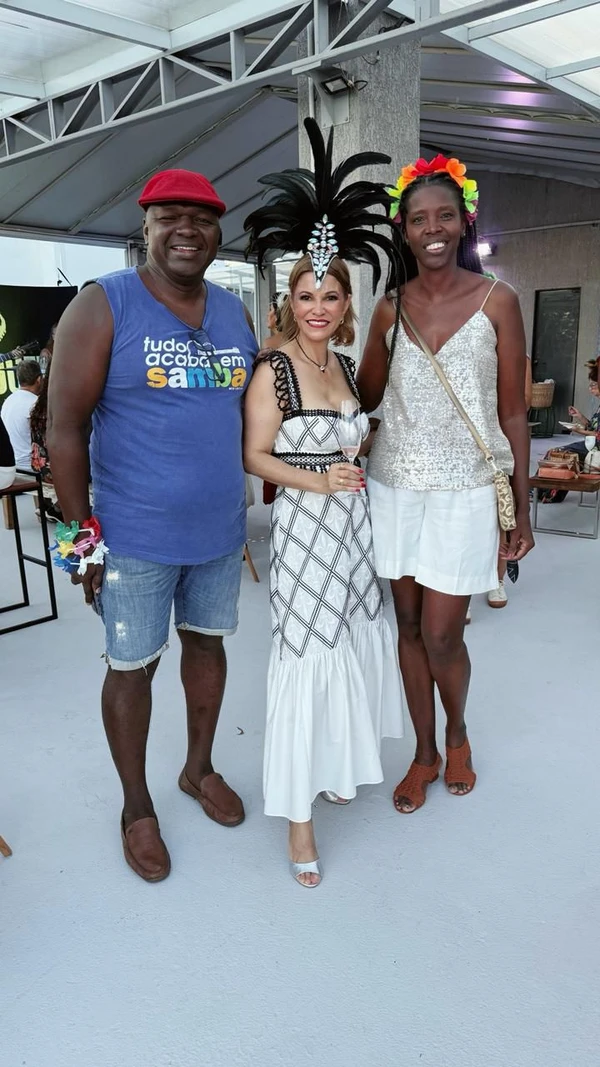 Luiz e Verônica Lopes  com Adriana Guerra