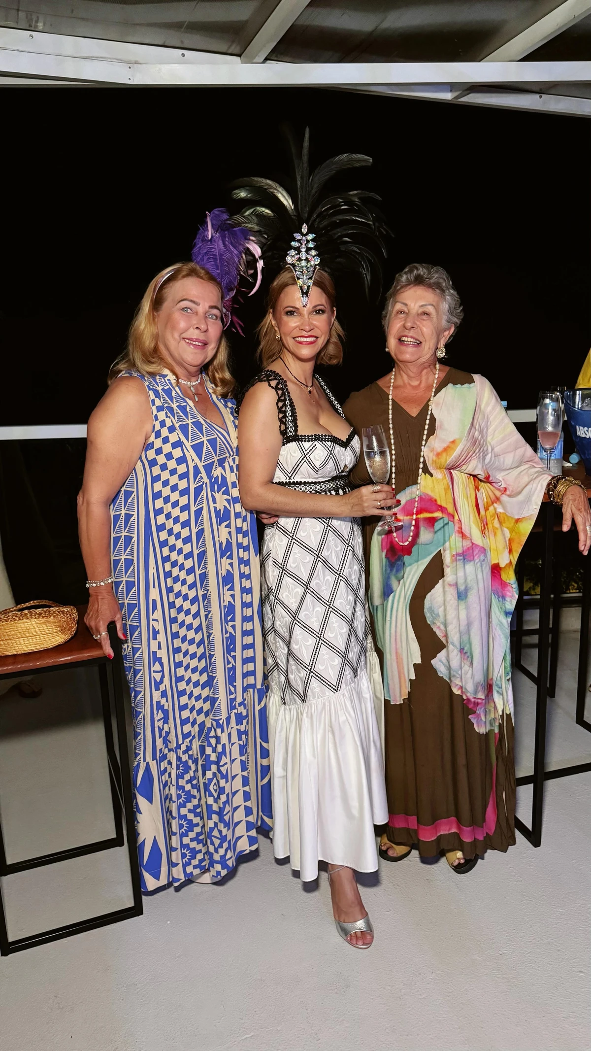 Solange Monjardim, Adriana Guerra e Elba Sanidei