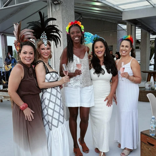 Andréa Salsa, Verônica Lopes, Kamila Matos e Braunea Victório