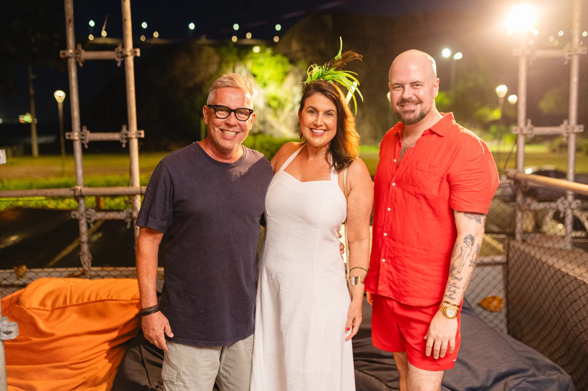 André Hees, Renata Rasseli e Dudu Altoé