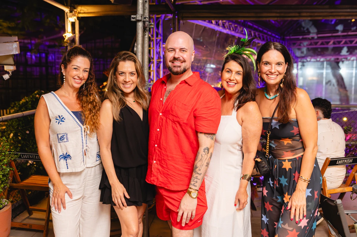 Marianne Assbu, Gisa Rezende, Dudu Altoé, Renata Rasseli e Denise Póvoa