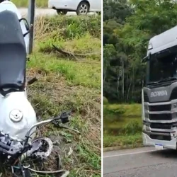 Colisão ocorreu por volta das 15h, no trecho próximo à Fazenda do Estado, no distrito de Aracê