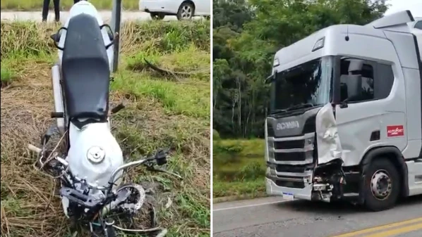 Colisão ocorreu por volta das 15h, no trecho próximo à Fazenda do Estado, no distrito de Aracê